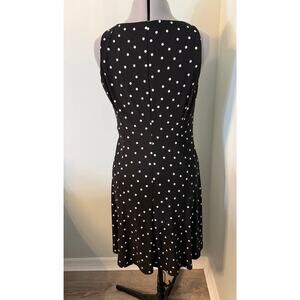 Lauren Ralph Lauren Polka Dot Wrap Dress size 10